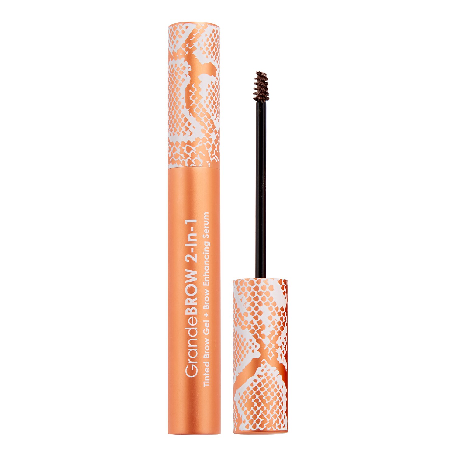 grande Cosmetics - grandebrow 2 In 1 Tinted Brow gel With Brow Enhancing Serum - Żel Do Brwi - 1 Light - Dla Kobiet